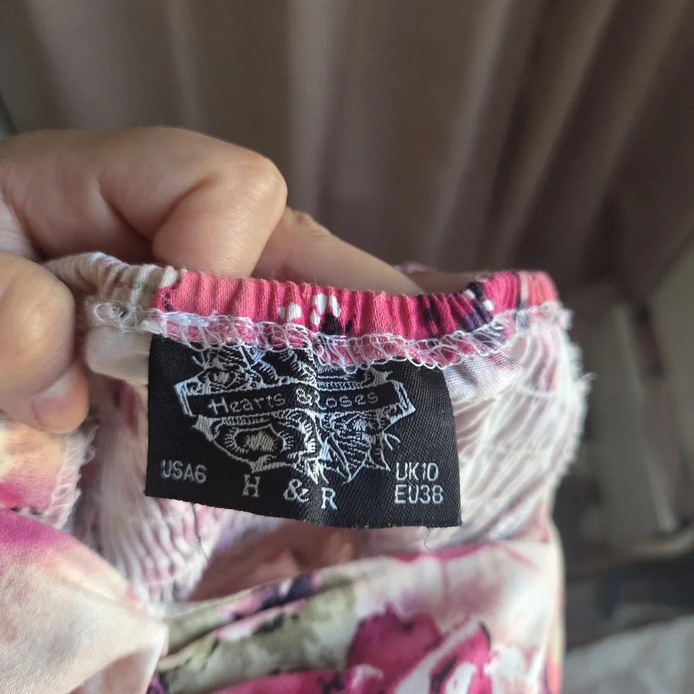 Floral Pink Fit and Flare Dress - Picture 7 of 8